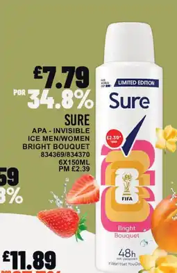 Bestway Sure apa - invisible ice men/women bright bouquet offer