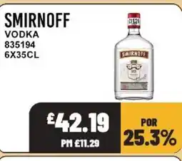 Bestway Smirnoff vodka offer
