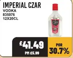 Bestway Imperial czar vodka offer