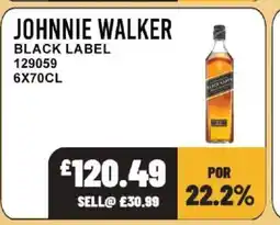 Bestway Johnnie walker offer