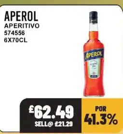 Bestway Aperol aperitivo offer