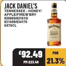 Bestway Jack daniel's tennessee - honey/ apple/fire/b'bry offer