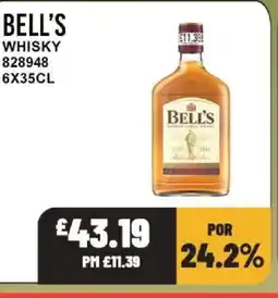 Bestway Bell's whisky offer