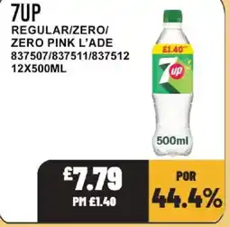 Bestway 7up regular/zero/ zero pink l'ade offer