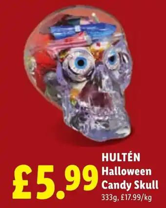 Hulten halloween candy skull