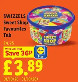 Lidl Swizzels sweet shop favourites tub offer