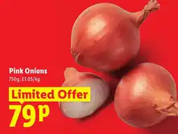 Lidl Pink Onions offer