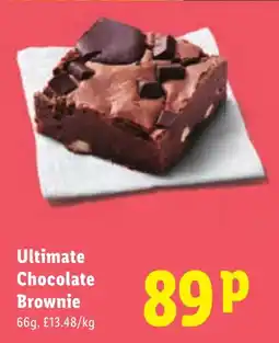 Lidl Ultimate Chocolate Brownie offer