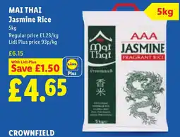 Lidl Mai Thai Jasmine Rice offer