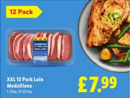 Lidl XXL 12 Pork Loin Medallions offer
