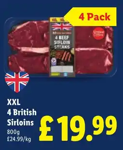 Lidl British sirloins offer