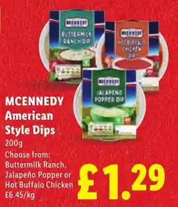 Lidl Mcennedy american style dips offer