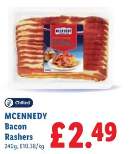Lidl Mcennedy bacon rashers offer