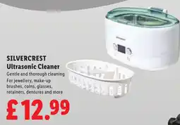 Lidl Silvercrest ultrasonic cleaner offer