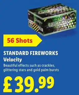 Lidl Velocity Standard Fireworks offer