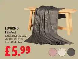 Lidl Livarno blanket offer