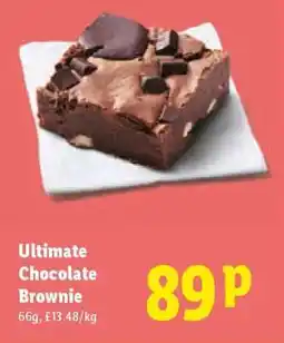 Lidl Ultimate Chocolate Brownie offer