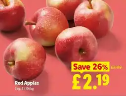 Lidl Red Apples offer