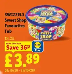 Lidl SWIZZELS Sweet Shop Favourites Tub offer