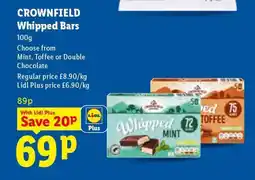 Lidl Crownfield Whipped Bars offer