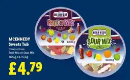 Lidl MCENNEDY Sweets Tub offer