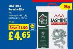 Lidl MAI THAI Jasmine Rice offer