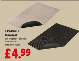 Lidl LIVARNO Doormat offer