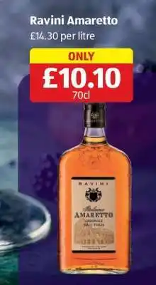 Aldi Ravini Amaretto offer