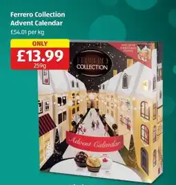 Aldi Ferrero Collection Advent Calendar offer