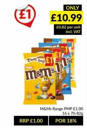 Musgrave MarketPlace M&Ms Range offer