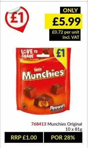 Musgrave MarketPlace Munchies Original offer