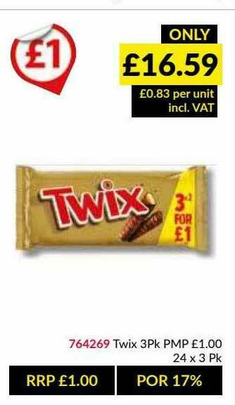 Musgrave MarketPlace Twix 3Pk offer