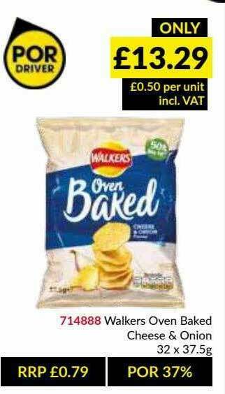 Musgrave MarketPlace Walkers Oven Baked Cheese & Onion offer