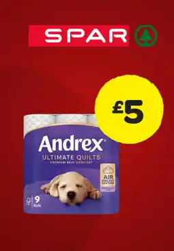 Spar Andrex ultimate quilts offer