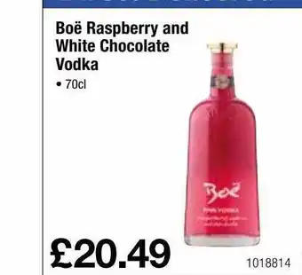 Makro Boë Raspberry And White Chocolate Vodka offer