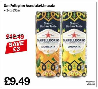 Makro San Pellegrino Aranciata Limonata offer