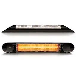 Costco Veito Blade S2500 Indoor And Outdoor Carbon Infrared Heater - Black offer