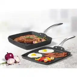 Costco The Rock Grill Pan & Griddle Set, 2 Piece offer