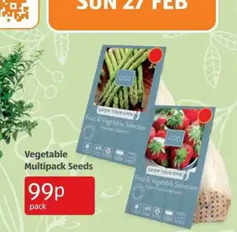 Aldi Vegetable Multipack Seeds offer