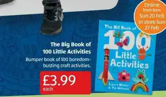 Aldi The Big Book Of 100 Little Activities offer