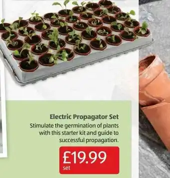 Aldi Electric Propagator Set offer