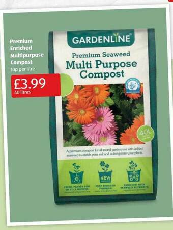 Aldi Premium Enriched Multipurpose Compost offer