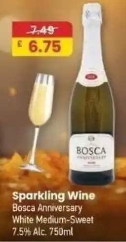 MyMINIMIX Bosca Anniversary Sparkling Wine offer