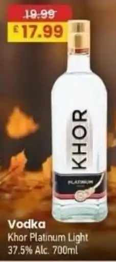 MyMINIMIX Khor vodka offer