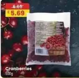 MyMINIMIX Cranberries offer