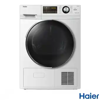 Costco Haier HD90-A636, 9kg, Heat Pump Tumble Dryer A++ Rated in White offer