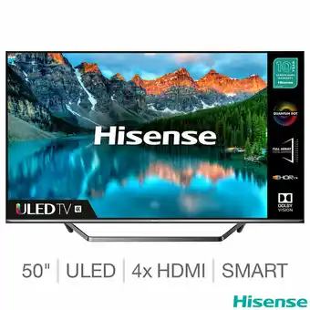 Costco Hisense 50U7QFTUK 50 Inch ULED 4K Ultra HD Smart TV offer