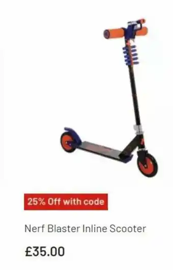 Nerf Blaster Inline Scooter