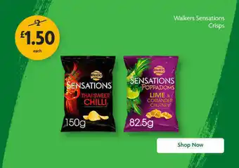 Morrisons Walkers Sensations Crisps offer