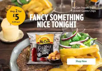 Morrisons McCain Frozen Triple Cooked Gastro Chips offer